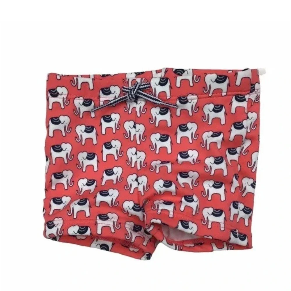 Janie and Jack Infanty Baby Boys‎ Elephant Board Shorts 0 - 3 Months Swim